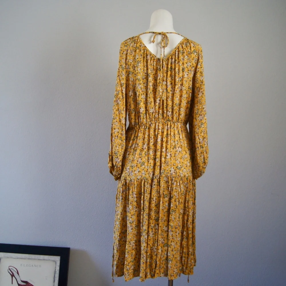 GiGio Floral Wrap Dress Women's Size S Boho NWT - Picture 6 of 10